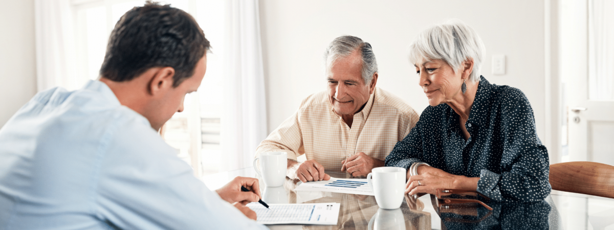 Couple planning for retirement